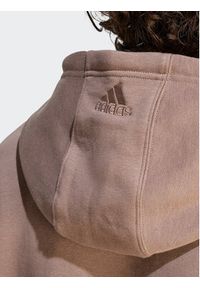 Adidas - adidas Bluza IR8359 Brązowy Loose Fit. Kolor: brązowy. Materiał: bawełna #2