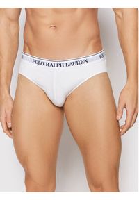 Polo Ralph Lauren Komplet 3 par slipów 714835884001 Biały. Kolor: biały. Materiał: bawełna