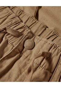 Ralph Lauren - RALPH LAUREN - Beżowe spodnie cargo. Kolor: beżowy. Materiał: tkanina, bawełna. Styl: klasyczny
