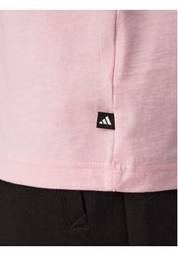 Adidas - adidas T-Shirt Summer Slides Graphic KG5393 Różowy Regular Fit. Kolor: różowy. Materiał: bawełna #5