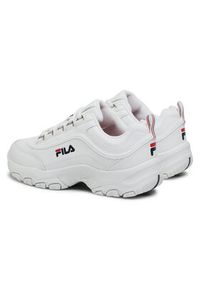Fila Sneakersy Strada Low Kids 1010781.1FG Biały. Kolor: biały. Materiał: skóra #4