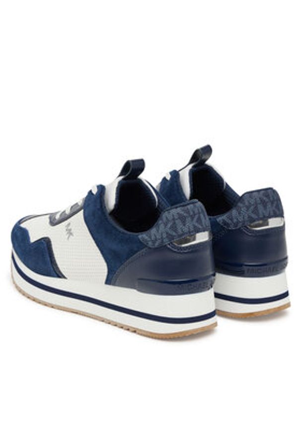 MICHAEL Michael Kors Sneakersy Raina 43R6RNFS1L Granatowy. Kolor: niebieski. Materiał: skóra