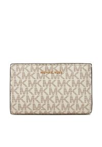 MICHAEL Michael Kors Duży Portfel Damski Bryant 32S5GYTZ2B Beżowy. Kolor: beżowy. Materiał: skóra
