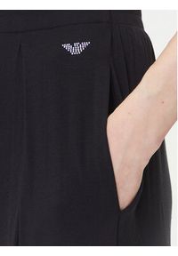 Emporio Armani Underwear Spodnie materiałowe EW000522 AF10889 UC001 Czarny Loose Fit. Kolor: czarny. Materiał: wiskoza #3