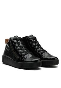 Rieker Trzewiki M6434-01 Czarny. Kolor: czarny. Materiał: skóra #3