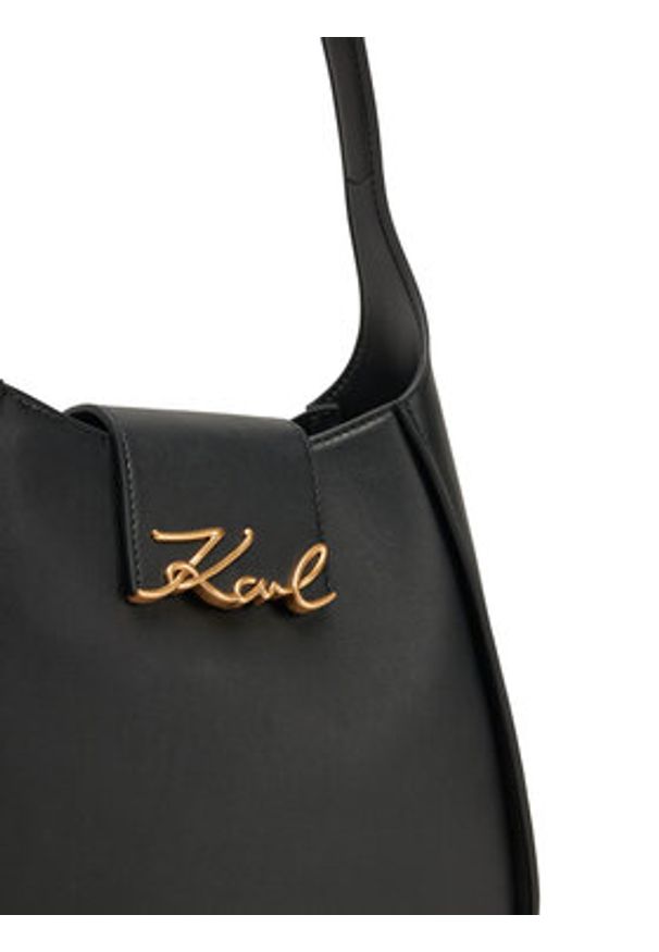 Karl Lagerfeld - KARL LAGERFELD Torebka A1W30434 Czarny. Kolor: czarny. Materiał: skórzane