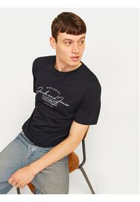 Jack & Jones - Jack&Jones T-Shirt Erris 12256799 Czarny Standard Fit. Kolor: czarny. Materiał: bawełna #4