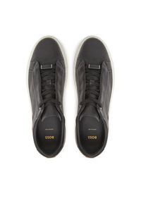 BOSS Sneakersy Gary 50546231 Czarny. Kolor: czarny. Materiał: skóra