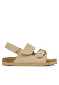 Calvin Klein Sandały Velcro V3X2-83328-0315 S Beżowy. Kolor: beżowy. Materiał: skóra #1