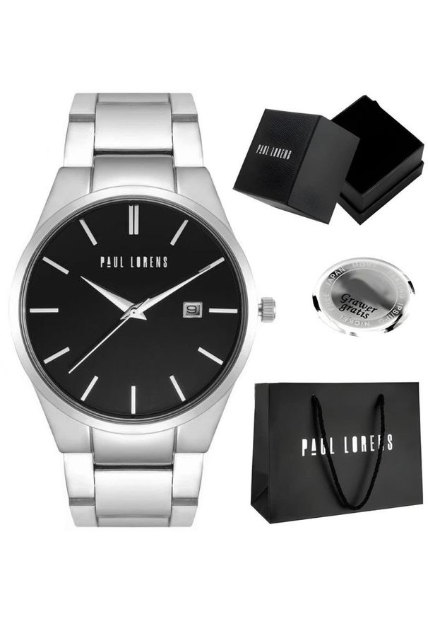 Zegarek męski Paul Lorens TATLOW-PROF Z GRAWEREM