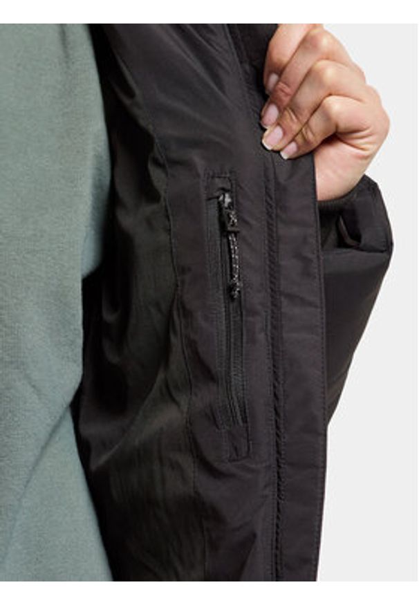 Didriksons Parka Moira Wns Parka 504944 Czarny Regular Fit. Kolor: czarny. Materiał: syntetyk