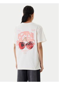 Karl Kani T-Shirt Signature Cherry Print PD00005460 Biały Oversize. Kolor: biały. Materiał: bawełna. Wzór: nadruk #4