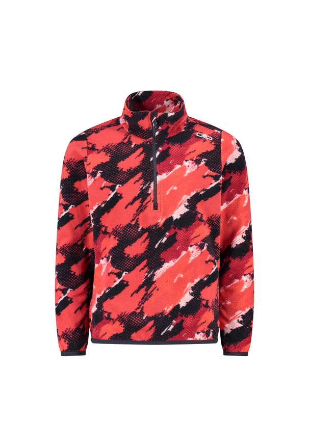 Golf dziecięca turystyczne CMP 34G4755. Typ kołnierza: golf. Kolor: czerwony, czarny, wielokolorowy, biały. Sezon: zima. Sport: golf