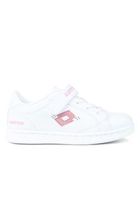 LOTTO - Buty dziecięce sportowe na rzep Lotto JAMBOL. Zapięcie: rzepy. Kolor: różowy, wielokolorowy, biały. Sport: turystyka piesza #1