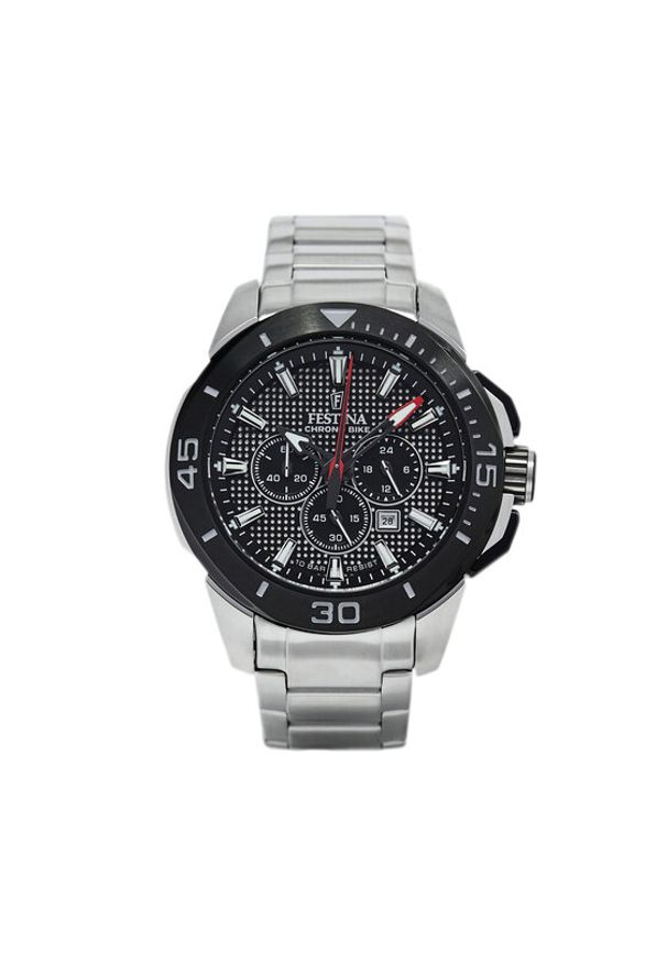 Festina Zegarek Chrono Bike 20641/4 Srebrny. Kolor: srebrny