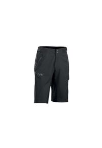 Spodenki rowerowe męskie NORTHWAVE EDGE Baggy. Kolor: czarny