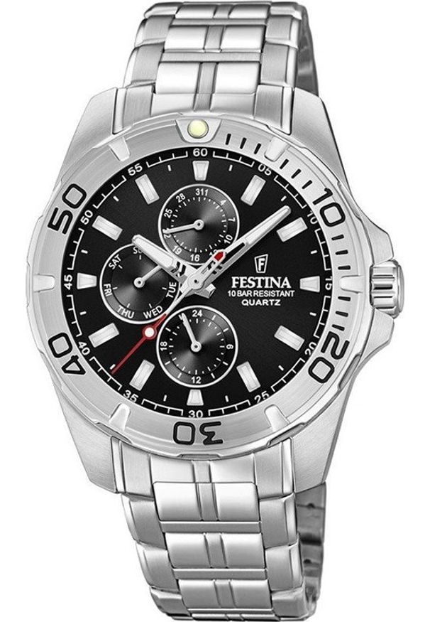 Zegarek Festina Zegarek męski Festina F20445-3 srebrny. Kolor: srebrny