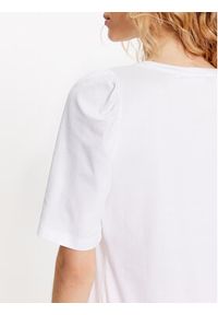 Moss Copenhagen T-Shirt 17605 Biały Basic Fit. Kolor: biały #6