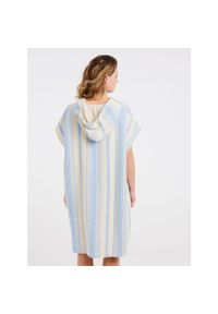 Bluza damska Protest PRTAMADINE poncho. Kolor: niebieski, wielokolorowy, biały