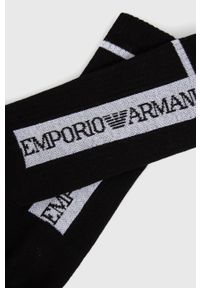 Emporio Armani Underwear Skarpetki (2-pack) 303122.1A384 męskie kolor czarny. Kolor: czarny #2