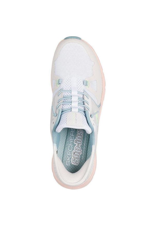 skechers - Adidasy Skechers Glide-step Pro, Kobiety. Kolor: biały. Materiał: syntetyk, tkanina