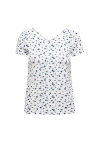 only - ONLY Bluzka Bera 15368588 Biały Regular Fit. Kolor: biały. Materiał: wiskoza #1