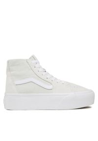 Vans Tenisówki Ua Sk8-Hi Tapered Stackform VN0A5JMKBGF1 Écru. Materiał: materiał