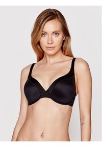 Triumph Biustonosz push-up Body Make-Up Soft Touch 10205991 Czarny. Kolor: czarny. Materiał: syntetyk. Rodzaj stanika: push-up