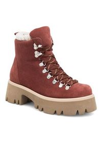 Lasocki Trapery RST-HOBBY-02 Bordowy. Kolor: czerwony. Materiał: skóra, nubuk #4