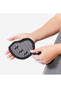 CORENGTH - Nakładki na dłonie do treningu siłowego Domyos. Kolor: fioletowy. Materiał: poliester, materiał, guma. Sport: fitness #2