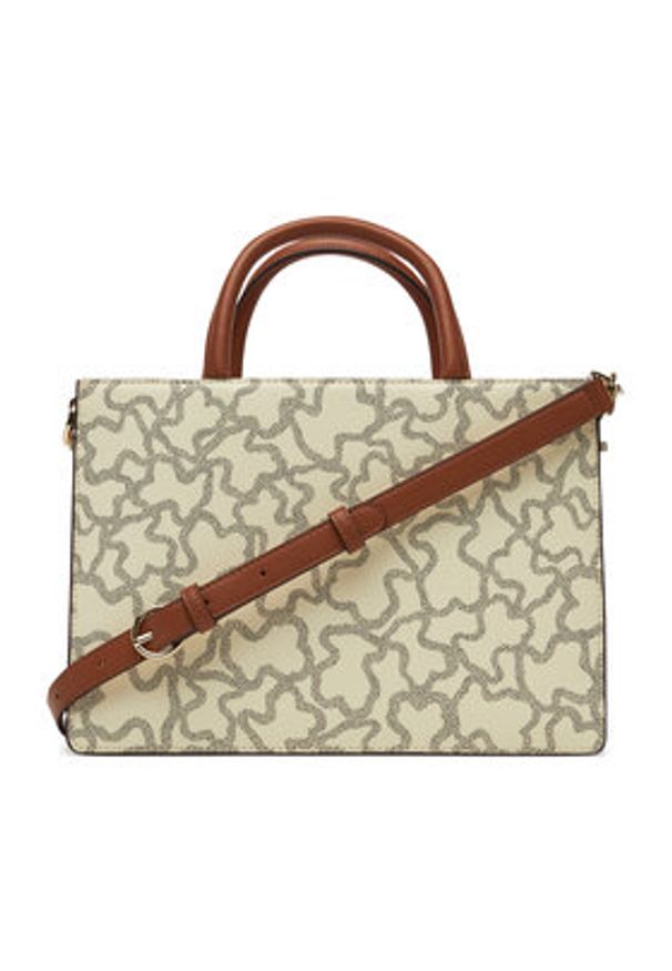 Tous - TOUS Torebka Amaya Kaos Icon 2002188201 Beżowy. Kolor: beżowy. Materiał: skórzane