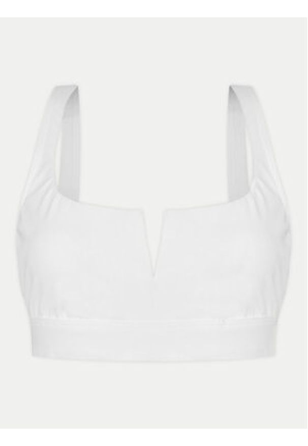 Lauren Ralph Lauren - LAUREN RALPH LAUREN Góra od bikini 20408135 Biały. Kolor: biały. Materiał: syntetyk