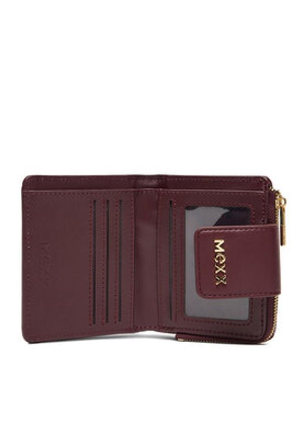 MEXX Portfel CEO-MEXX-W1-002-AW25 Bordowy. Kolor: czerwony. Materiał: materiał, syntetyk