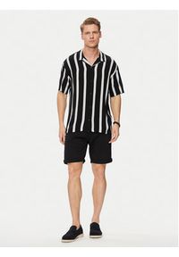 Jack & Jones - Jack&Jones Szorty materiałowe Blaine 12248681 Czarny Regular Fit. Kolor: czarny. Materiał: bawełna #3