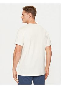 TOMMY HILFIGER - Tommy Hilfiger T-Shirt UM0UM03344 Écru Regular Fit. Materiał: bawełna