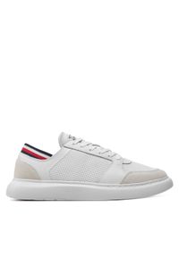 TOMMY HILFIGER - Tommy Hilfiger Sneakersy Lightweight Cup Seasonal Mix FM0FM04961 Biały. Kolor: biały. Materiał: materiał #1