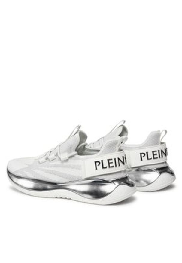 Plein Sport Sneakersy The Bubble Gen.X.02 Tiger FACS USC0432 STE003N Biały. Kolor: biały. Materiał: materiał