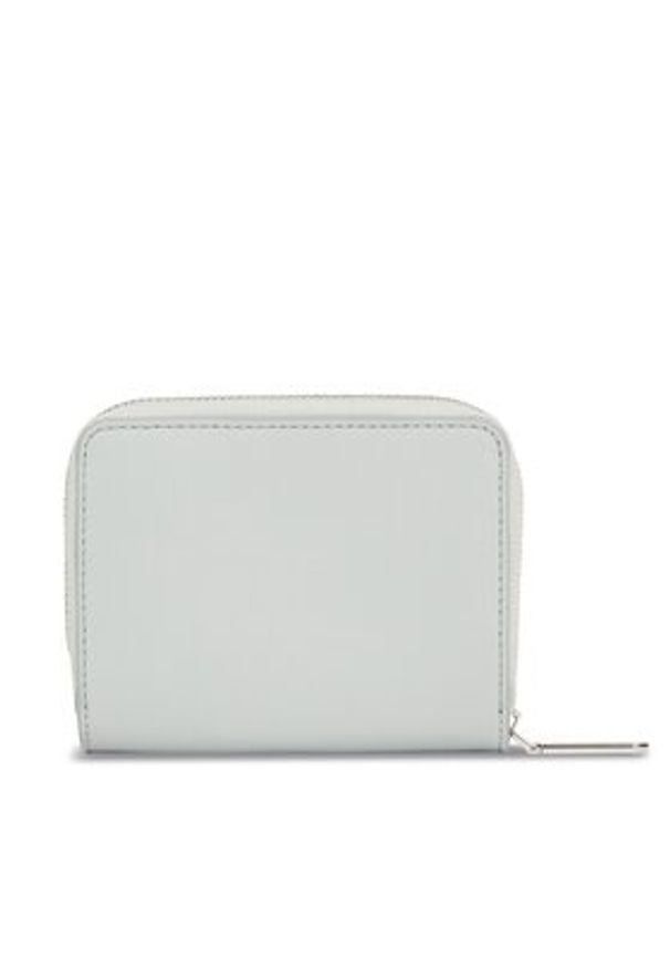 Calvin Klein Mały Portfel Damski Ck Must K60K611937 Szary. Kolor: szary. Materiał: skóra