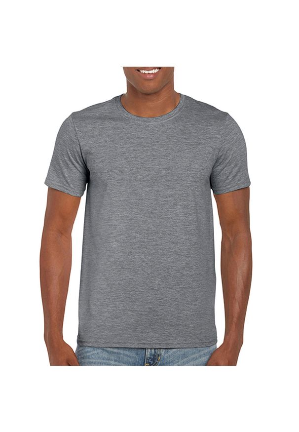 GILDAN - Koszulka Softstyle Dla Dorosłych Unisex. Kolor: szary. Sport: turystyka piesza