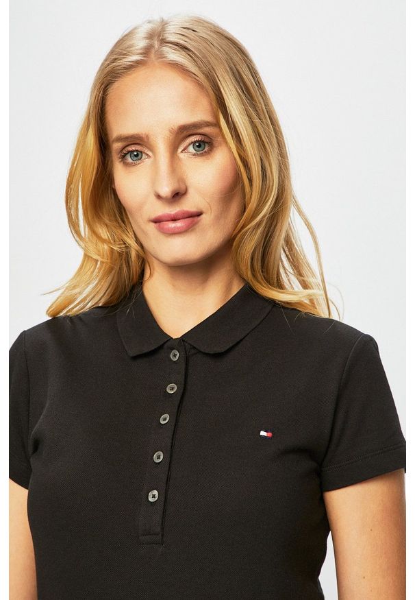 TOMMY HILFIGER - Tommy Hilfiger - Top. Kolor: czarny