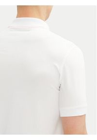 Karl Lagerfeld - KARL LAGERFELD Polo 745400 552235 Biały Slim Fit. Typ kołnierza: polo. Kolor: biały. Materiał: bawełna #4
