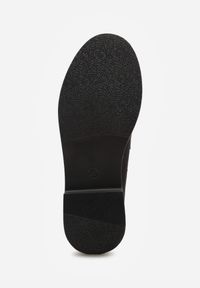 Born2be - Czarne Mokasyny z Ozdobnym Paskiem Felzivia. Okazja: do pracy, na co dzień, na spotkanie biznesowe. Zapięcie: pasek. Kolor: czarny. Materiał: jeans. Styl: elegancki, biznesowy, casual #7