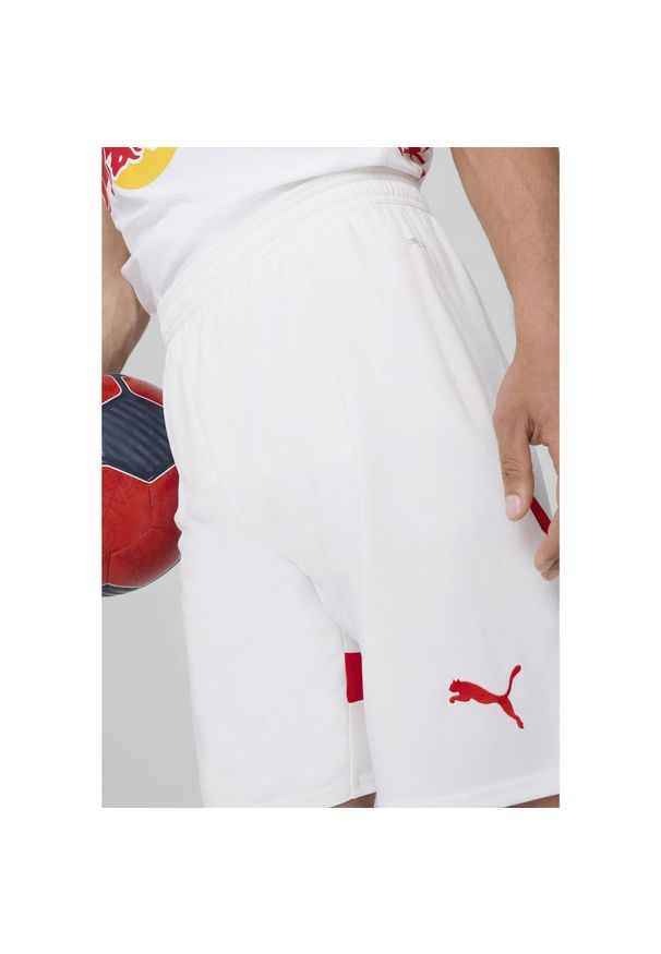 Puma - Męskie szorty FC Red Bull Salzburg 24/25 PUMA White Red. Kolor: biały, czerwony, wielokolorowy. Sport: piłka nożna