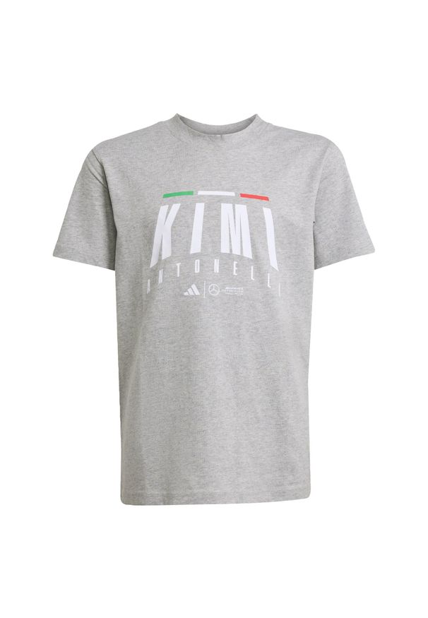Adidas - Koszulka Mercedes - AMG Petronas Formula One Team Kimi Antonelli Kids. Kolor: szary