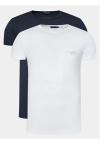 Emporio Armani Underwear Komplet 2 t-shirtów 111670 4R715 23235 Kolorowy Regular Fit. Materiał: bawełna. Wzór: kolorowy