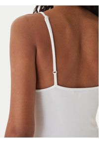 Tommy Jeans Sukienka codzienna Linear DW0DW22338 Biały Slim Fit. Okazja: na co dzień. Kolor: biały. Materiał: wiskoza. Typ sukienki: proste. Styl: casual #2