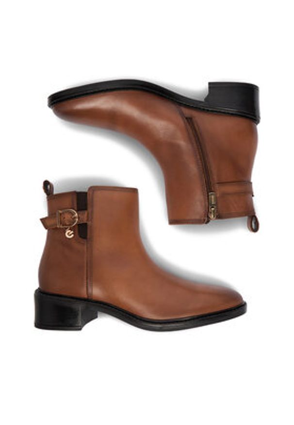 MEXX Botki CEO-MX/044C-WI44 Brązowy. Kolor: brązowy. Materiał: skóra