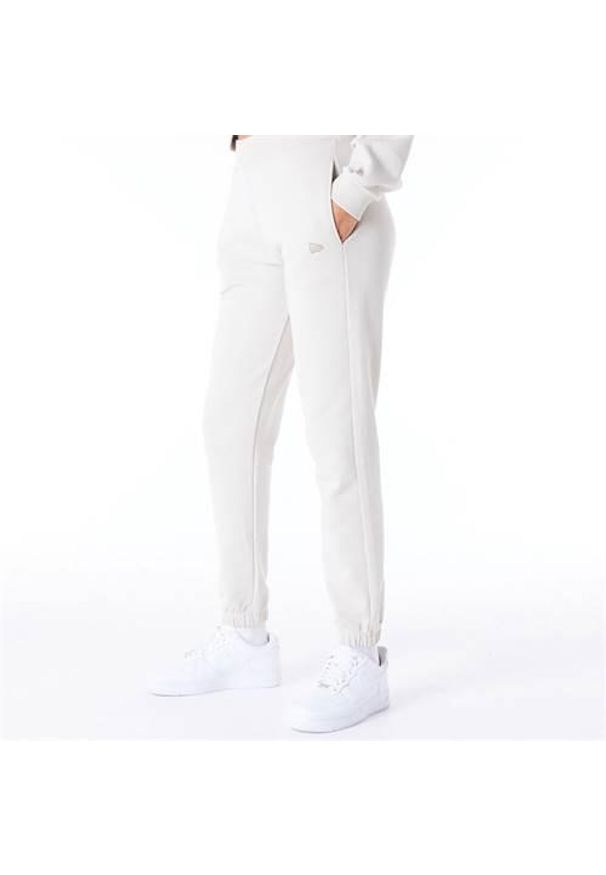 Spodnie sportowe damskie New Era 60435304. Kolor: biały. Materiał: dresówka. Sport: skateboard