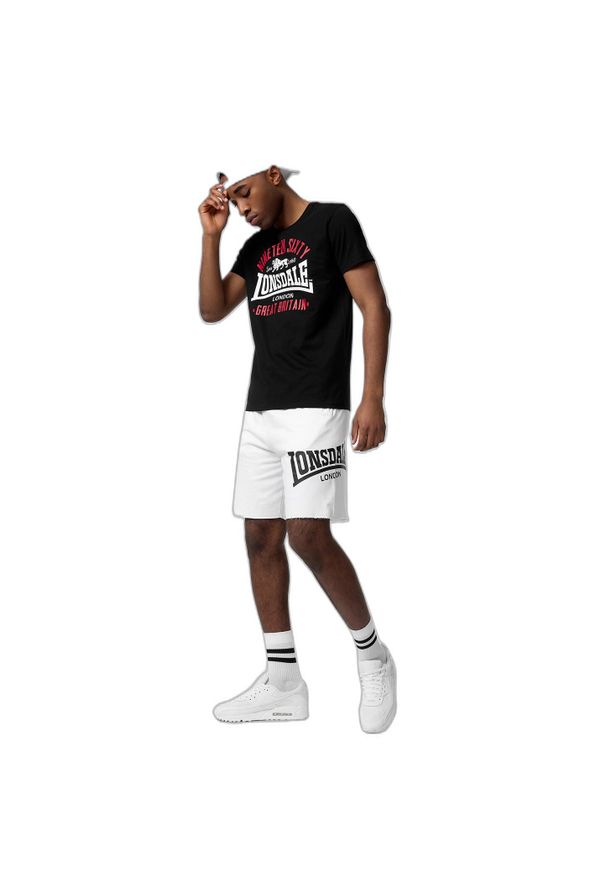 Koszulka Lonsdale Kilchoan. Kolor: czarny, czerwony, wielokolorowy. Materiał: bawełna