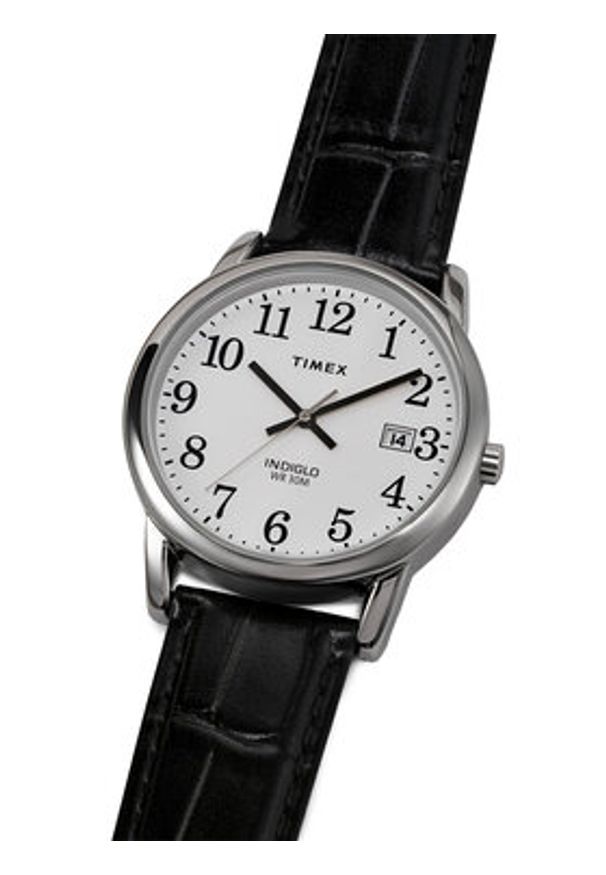 Timex Zegarek Easy Reader TW2W95400 Srebrny. Kolor: srebrny